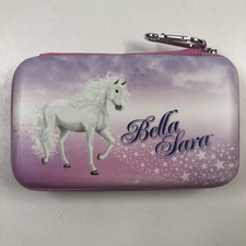 NEUF NEW pochette bella sara protection nintendo DS lite 3DS DSI XL rose chevaux