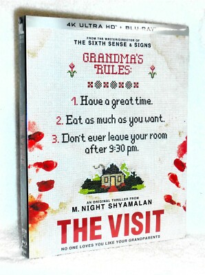 The Visit (4K/Blu-ray 2024) M Night Shyamalan elderly couple horror creepy scary