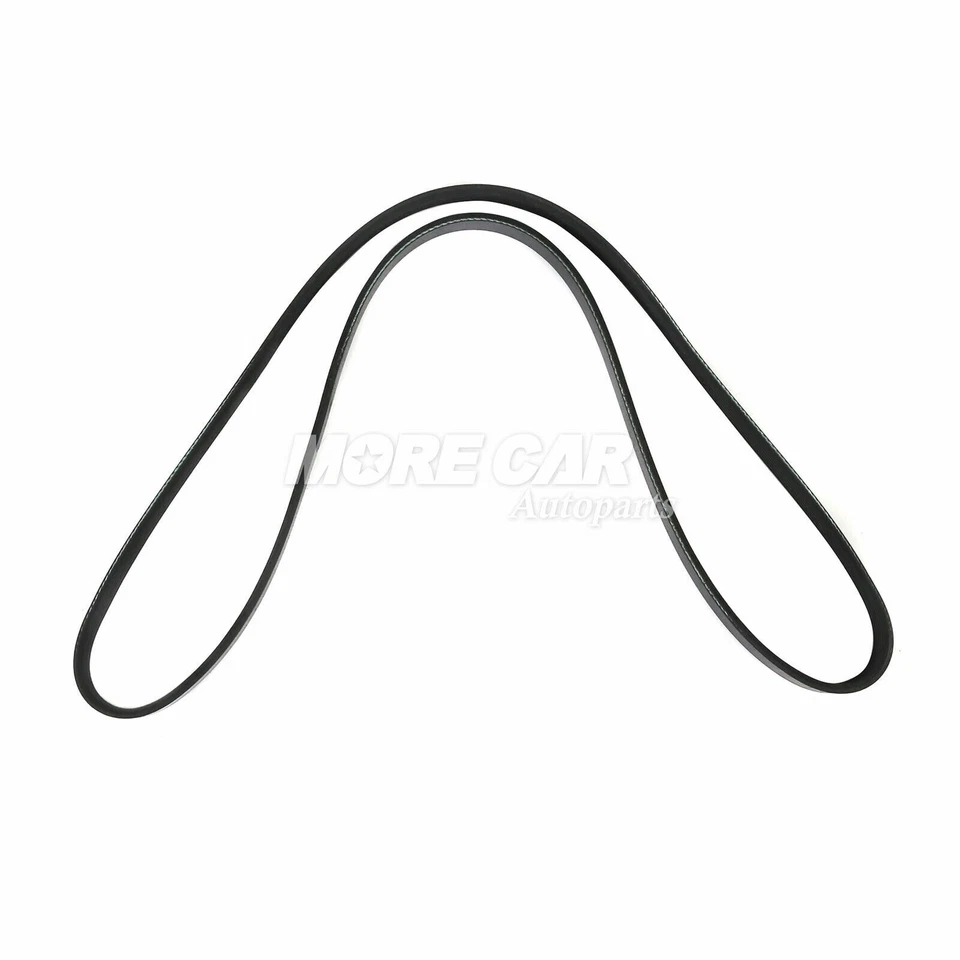 Cinturón serpentino EPDM sin aire acondicionado para Ford Escort LTD Chrysler Voyager Dodge 6PK1245 Foto 3 de 4