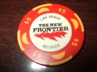 THE NEW FRONTIER HOTEL AND CASINO Las Vegas Nevada NV Obsolete Poker Chip — photo 4