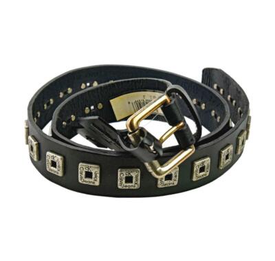 NEW CALVIN KLEIN Belt Vintage 90s Large Black Logo