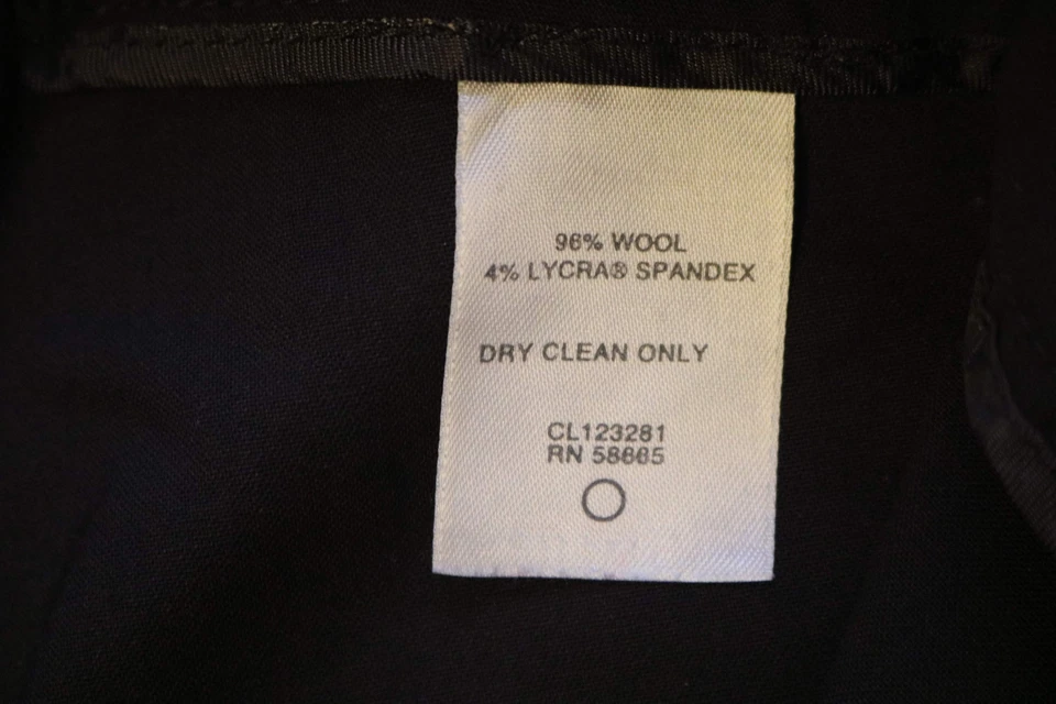 Pantalones de vestir para mujer Classiques Entier marrón mezcla de lana talla 2 Foto 4 de 4