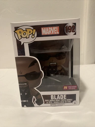 Funko Pop! Marvel #192 Blade PX vistas previas exclusivas abovedadas 
