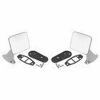 67-72 CHEVY GMC TRUCK PICKUP C10 C15 C20 K10 K20 CHROME METAL DOOR MIRRORS RH&LH