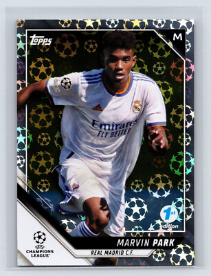 Topps CL 21/22 1st Edition Starball # 136 Marvin Park - Real Madrid C.F.