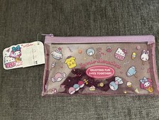 Hello Kitty My melody Sanrio Characters Cinnamoroll Pouch Case Zipper Kiki Lala