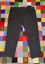 Rhone Pants Men’s size 41 Commuter Pant Black Japanese Stretch Warp Knit GUC