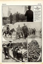 Von Kriegsschauplatz in Mexiko * 5 Bilddokumente v. 1914  Historische Memorabile