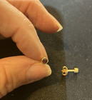 Amethist pinky ring and post pierced earrings — photo 4