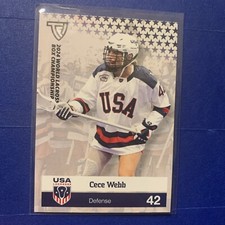 Cece Webb RC 2024 USA Lacrosse World Box Championship TFL Card PR: 500