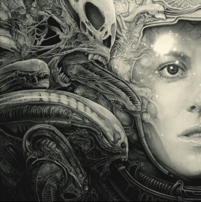 絵画 Alien Donation Alien VARIANT by Gabz Grzegorz Domaradzki Print Poster Art Weaver