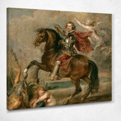 Reiterportrait des Herzogs von Buckingham Peter Paul Rubens, ppr67 Bild gedruckt