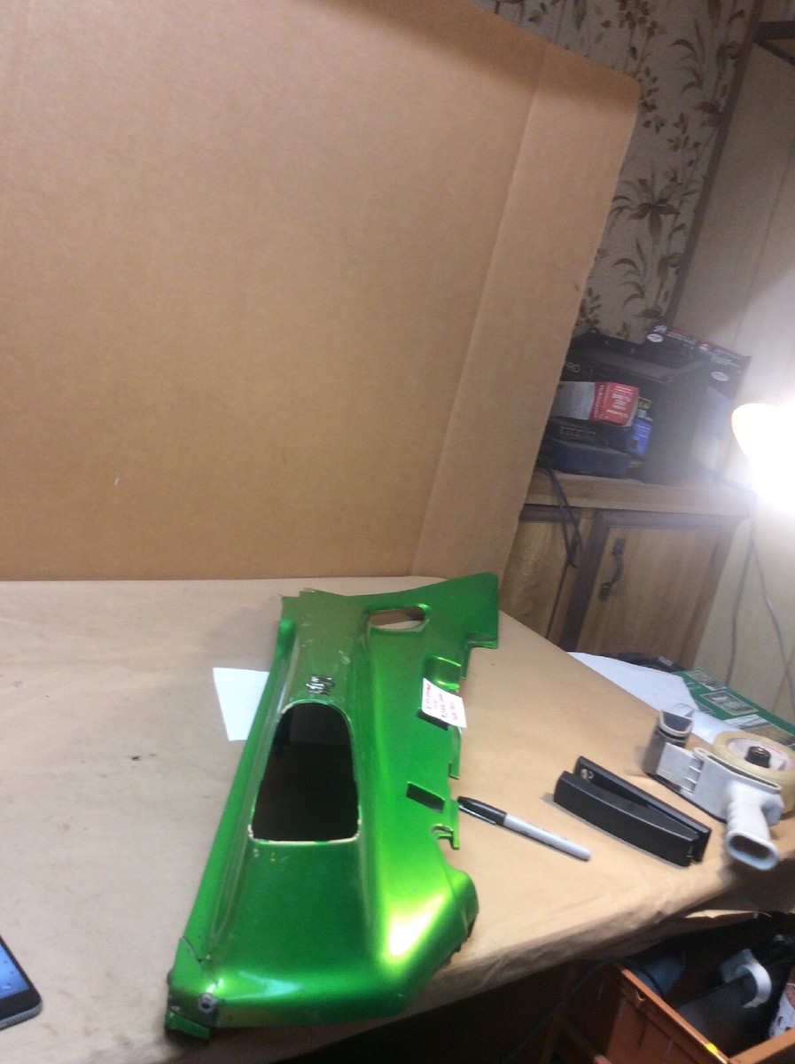 1990-1993 KAWASAKI NINJA ZX1100 ZX 1100 OEM LEFT SIDE COVER 36010