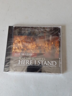 Martin Luther's Here I Stand (CD, 2006) Read by Max McLean, Brand New ...