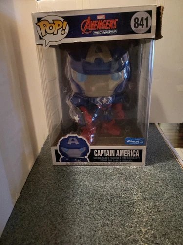 Funko Pop! Vinilo Jumbo 10 pulgadas: Marvel - Capitán América (Jumbo) - Walmart...