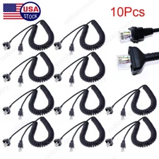 10x Microphone Cable Cord For Kenwood Radio KMC-30 KMC-32 KMC-35 KMC-36 Mic