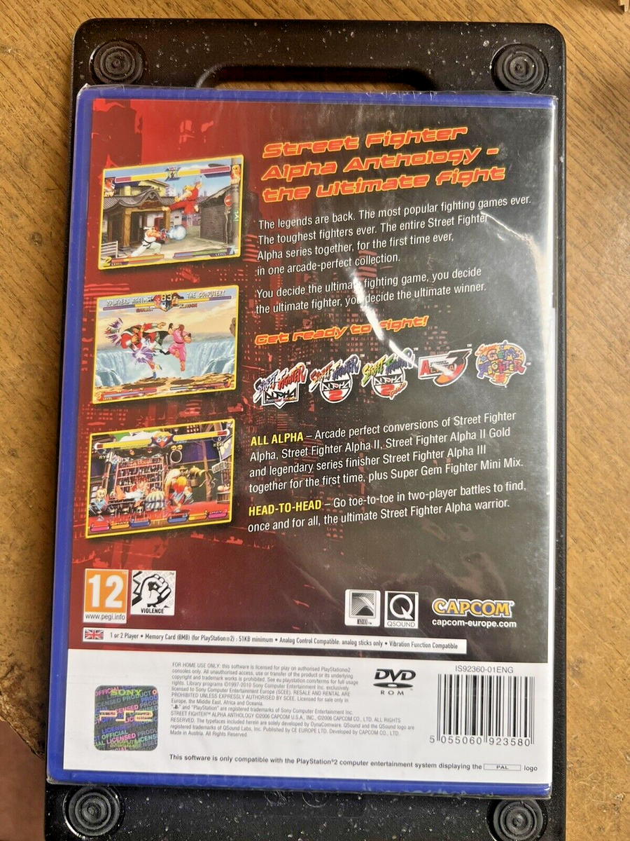 Street Fighter Alpha Anthology - PAL - PlayStation 2 - Neuf Sous Blister