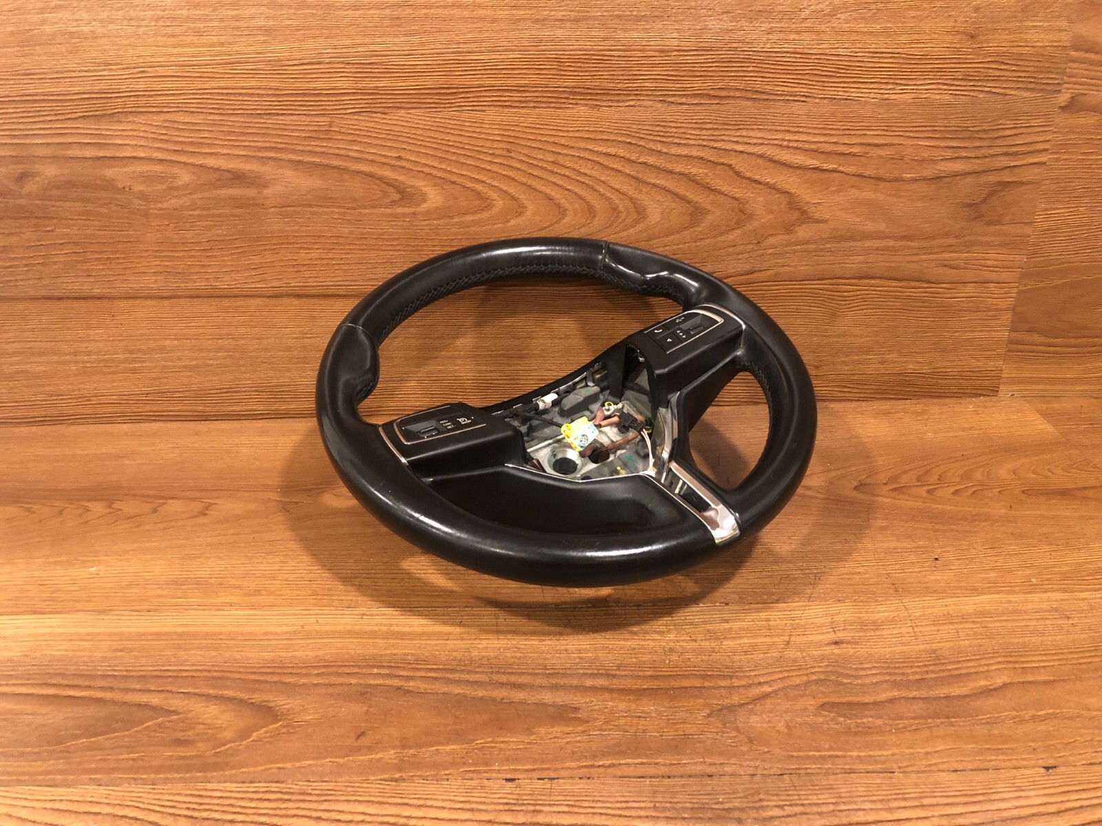 2014-2019 MASERATI GHIBLI M157 LEATHER STEERING WHEEL SWITCH CONTROL BLACK OEM