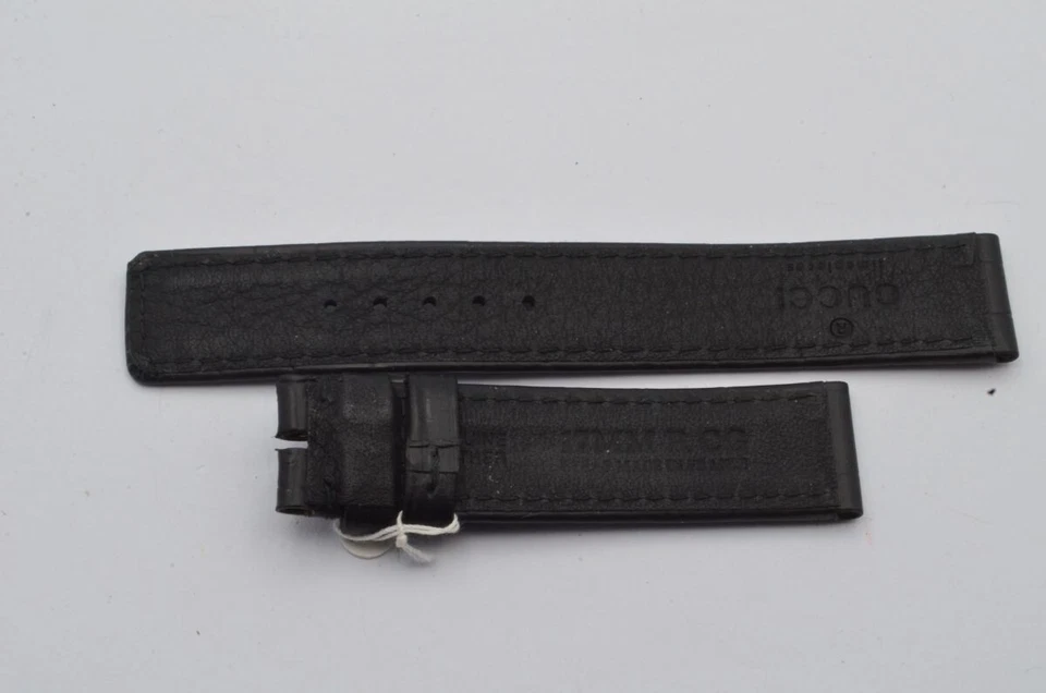 Pulsera Gucci de cuero de becerro 17 mm pulsera de cuero con hebilla de pasador 16 mm nueva Foto 2 de 2