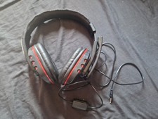 Unbranded ألعاب Headset أسود أحمر سماعات رأس Wired