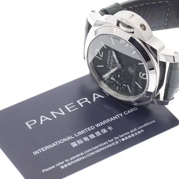 Panerai — Officine Panerai Luminor Base Logo PAM01624 44mm SS Green Dial Watch #C12258