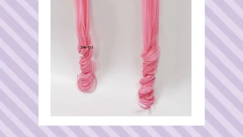 Anime Sailor Moon Chibiusa Halloween Cosplay Long Wig Party Prop Wig Gift New - Изображение 4 из 4
