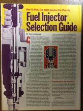 Misc 5425 Article Fuel Injector Selection Guide How To Pick Aug 1992 4 page