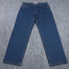 Vintage Y2K Levi's 550 Relaxed Fit Jeans Men 36x32 Blue Medium Wash Denim Baggy