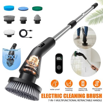 Putzbürste Elektrisch Electric Spin Scrubber 2000mah 37W rotierende ausziehbarem