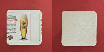 Clausthaler Marke Brauerei Bierdeckel Bier