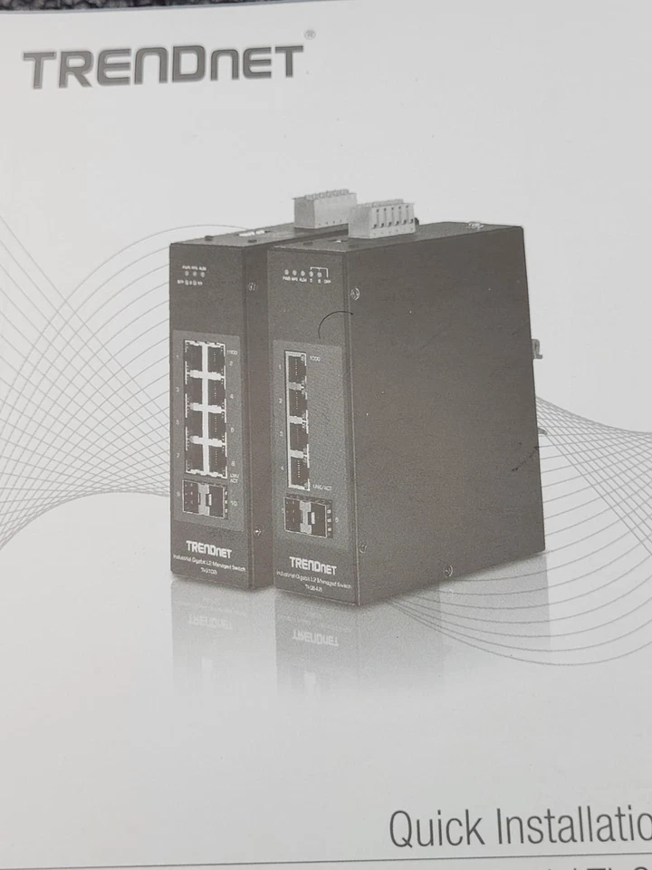 TRENDnet TI-PG102i 10-Port Industrial Gigabit L2 Managed PoE+ DIN-Rail Switch - Image 3 of 4