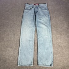 Levis 514 Jeans Youth Boys 12 Slim Straight Fit Light Wash Blue Denim Cotton Y2K