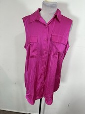 Jones New York Women  s Pink Color Sleeveless Stop Size L