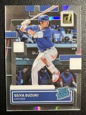 2022 Panini Chronicles Seiya Suzuki Clearly Donruss Silver #/10 RATED ROOKIE RC