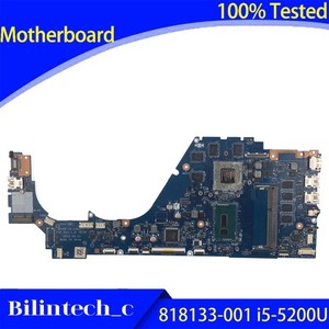 FOR HP ENVY Notebook 14-j014TX Motherboard 818133-001 i5-5200U LA-C491P *qq