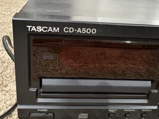 Tascam CD-A500 Professional CD / Cassette Deck Player / Recorder  Tested 