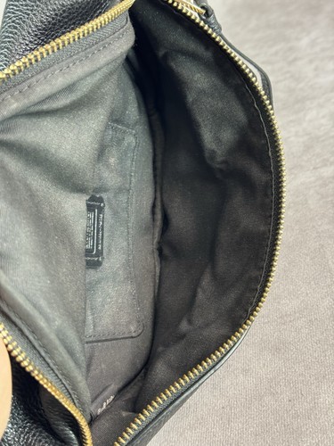 Authentique rare sac ceinture coach sac banane uni noir F48738 cuir Japon - Photo 13/13