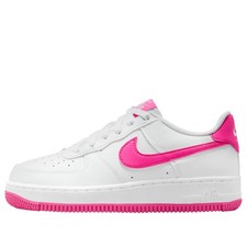 NWOB Big Kid's Nike Air Force 1 'White Laser Fuchsia' FV5948-102 Size 7