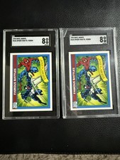 1990 Impel Marvel Universe #106 Spider-Man Vs Venom Famous Battles * Beschreibung 