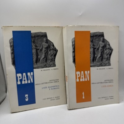 PAN 1 / 3 Anthologie Griechische Literatur RIESE-LEIHE 1961 G. D'ANNA | B10