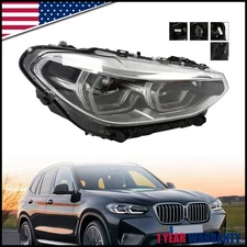 Headlight For 2018-2021 BMW X3 X4 G01 G02 LED Adaptive Headlight Right Side