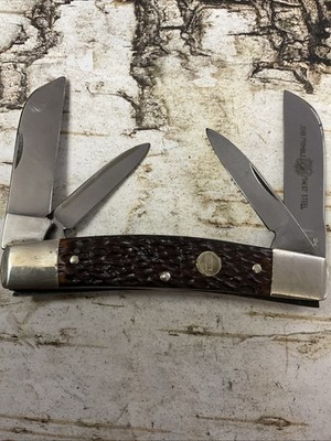 John Primble Belknap Jigged Delrin 5517 Large Congress Pocket Knife 