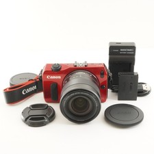 Canon EOS M Red EF-M 18-55mm F3.5-5.6 IS STM Digital Camera from Japan 10131