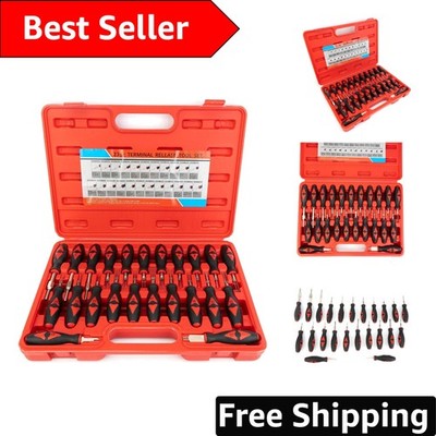 Ergonomic Terminal Release Tool Kit - 23-Piece for American & Imported Cars