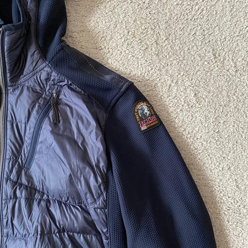 PJR Parajumpers Hybrid-Kapuzenjacke Warm Up Kegen Daunenjacke Blau Gr. XL TOP - Bild 2 von 5