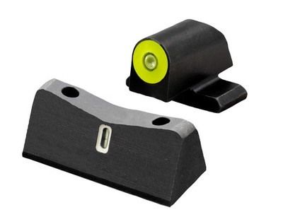 XS Sights DXT2 Big Dot Night Sight for Sig P365 Yellow Front Outline SI-0014S-5Y