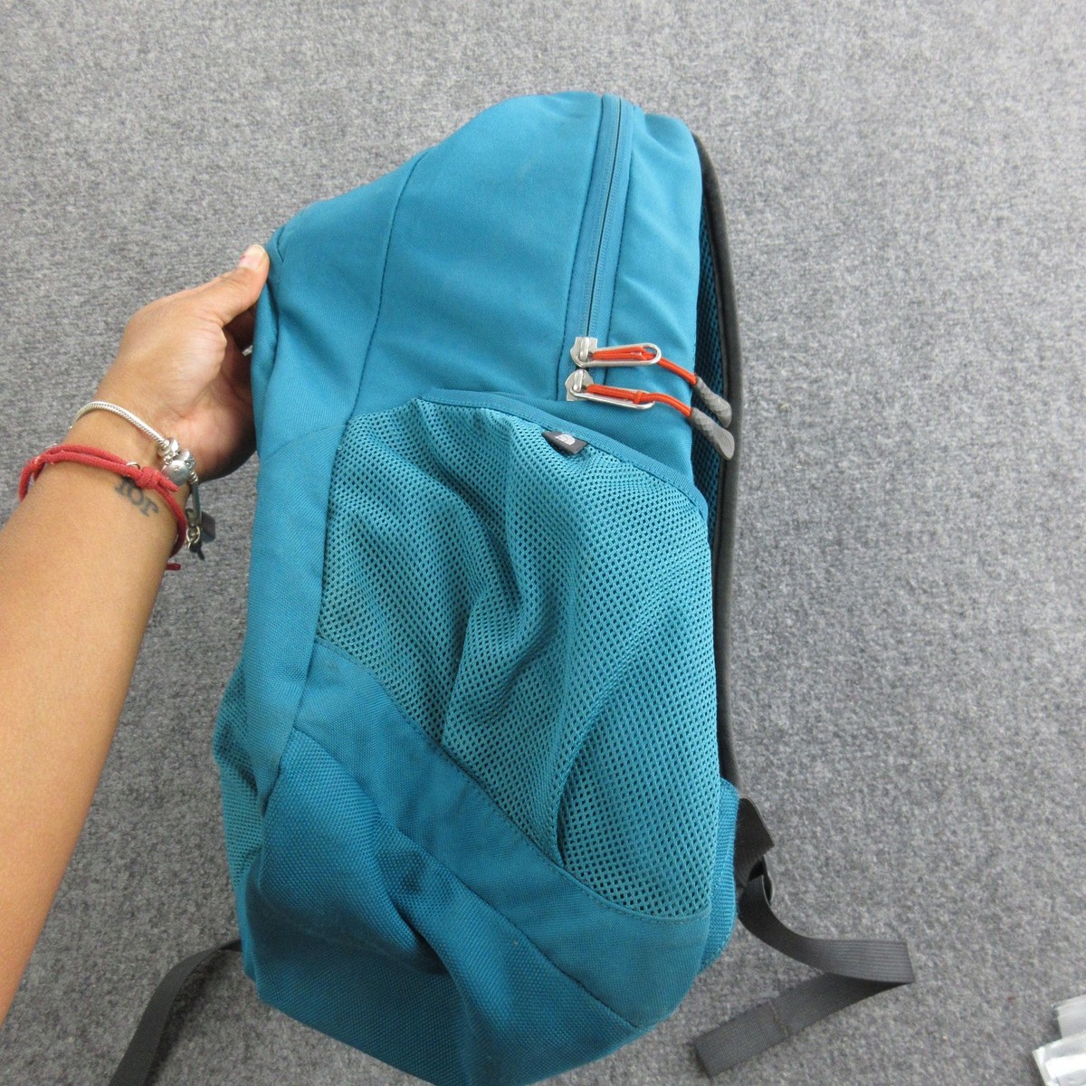 The North Face Haystack Backpack Teal Blue Daypack Laptop  display picture 2