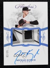 2019 Panini Flawless Rookie 2/25 Michael Kopech #RPA-MK Patch Auto 3p5