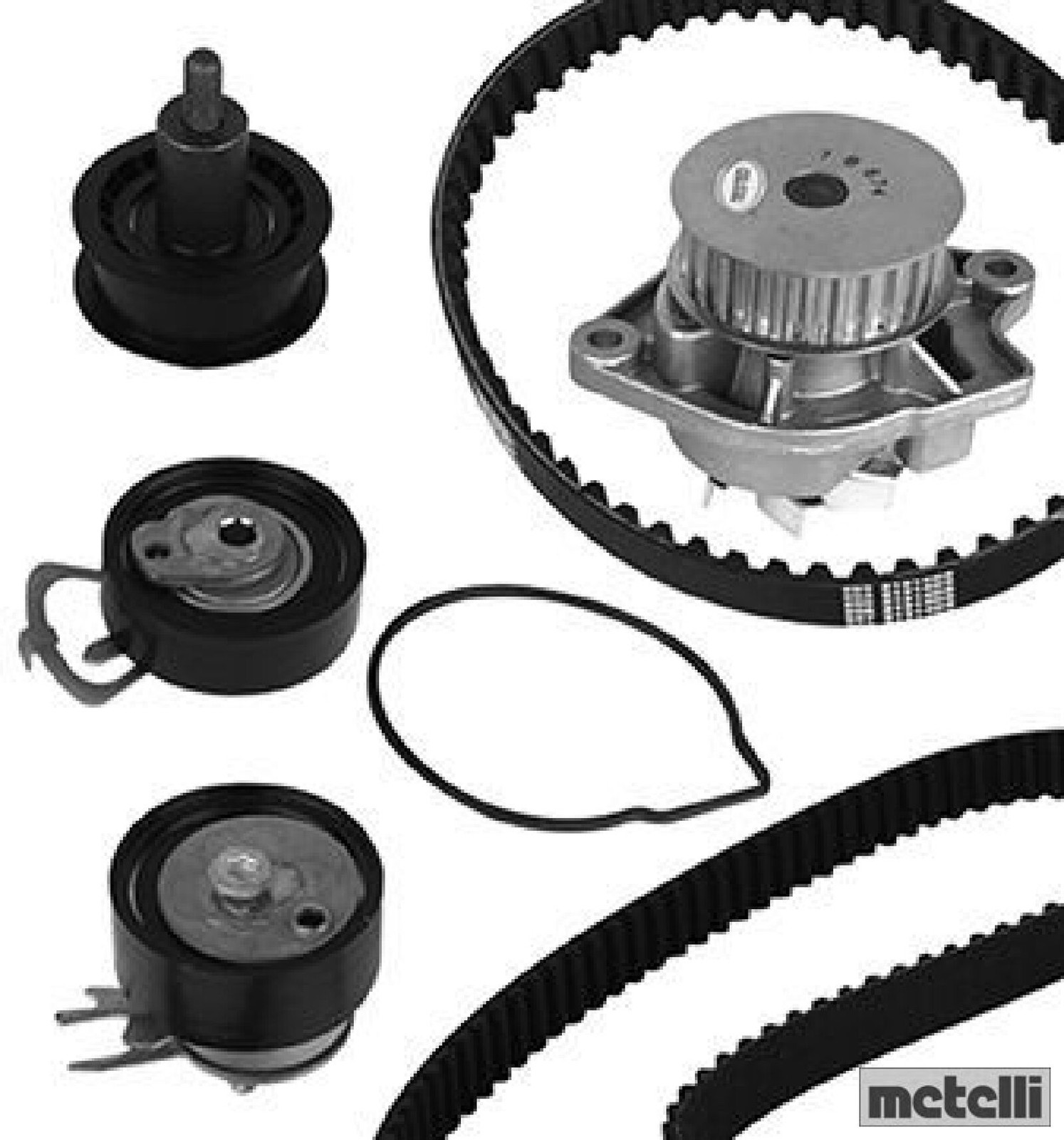 metelli 30-0674-2 Wasserpumpe + Zahnriemensatz Zahnriemensatz Zahnriemen