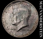 1964 Silver Kennedy Half Dollar - Choice Gem Brilliant Unc  Toned  #L3555